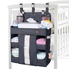 Best HHZ XL Hanging Diaper Caddy Organizer Sturdy and Durable Baby Stacker for