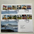 GB QEII 2011 UK A-Z Strips Pair Royal Mail FDC’s Tallents House Edinburgh SHS
