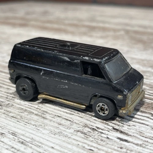 1974 Hot Wheels Chevrolet Super Van Black On Black — Hong Kong —FAST SHIPPING!