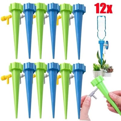 12Pcs Self Watering Spikes Automatic Irrigation Watering Drip System for Plants*