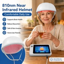 448 Diodes 810nm NIR Light Therapy Brain Helmet for Parkinson Stroke Treatment