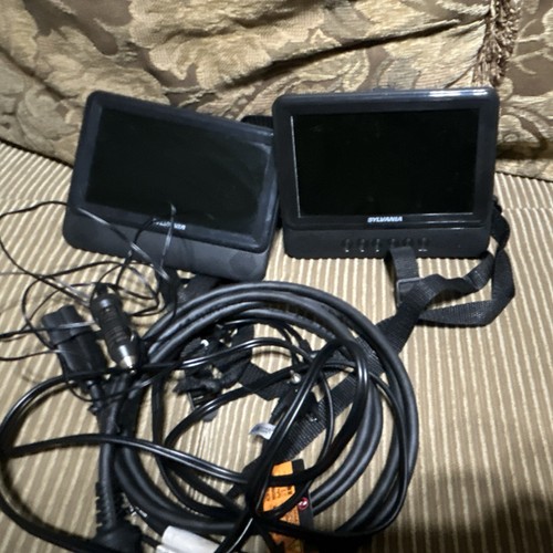 SYLVANIA SDVD9803 7in Headrest Car Monitor with DVD Player & Built-In Speaker