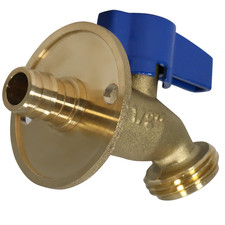 1 Pack  XFITTING 1/2 Pex A Hose Bibb No Kink With Nail Flange, Garden Valve