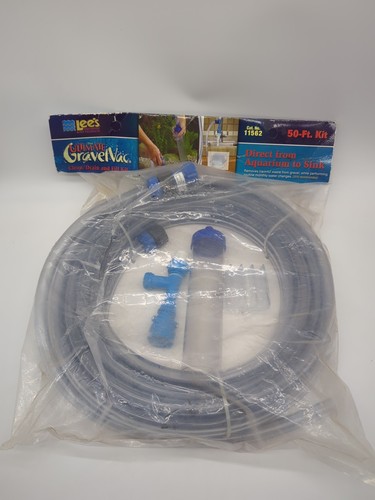 Ultimate Gravel Vacuum Cleaner With Hose For Aquarium 50 Ft Kit Aquarium to Sink