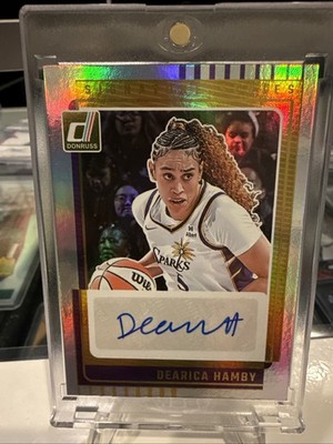 2025 Panini Donruss WNBA Dearica Hamby Signatures Silver Holo Auto 🔥