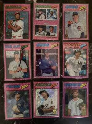 2026 Topps Heritage Pink Sparkle Parallel Pick Your Card Complete