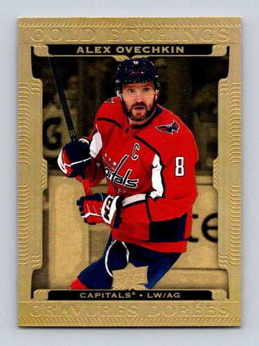 Alex Ovechkin #G-3 2022 Upper Deck Tim Hortons Gold Etchings card