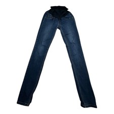 Jessica Simpson Maternity Jeans Dark Wash Skinny Leg Size 8