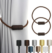 2 Pack Strong Magnetic Curtain Tiebacks Outdoor Elegant Decorative Tie Backs Mod