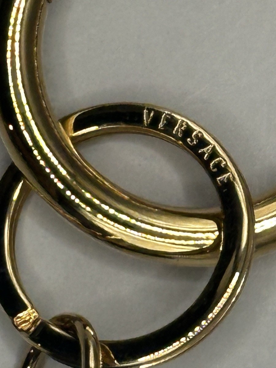 Versace Varsity Silicone Key Ring / Key Chain Authentic | eBay