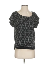 Olive and Oak Women Black Short Sleeve T-Shirt S