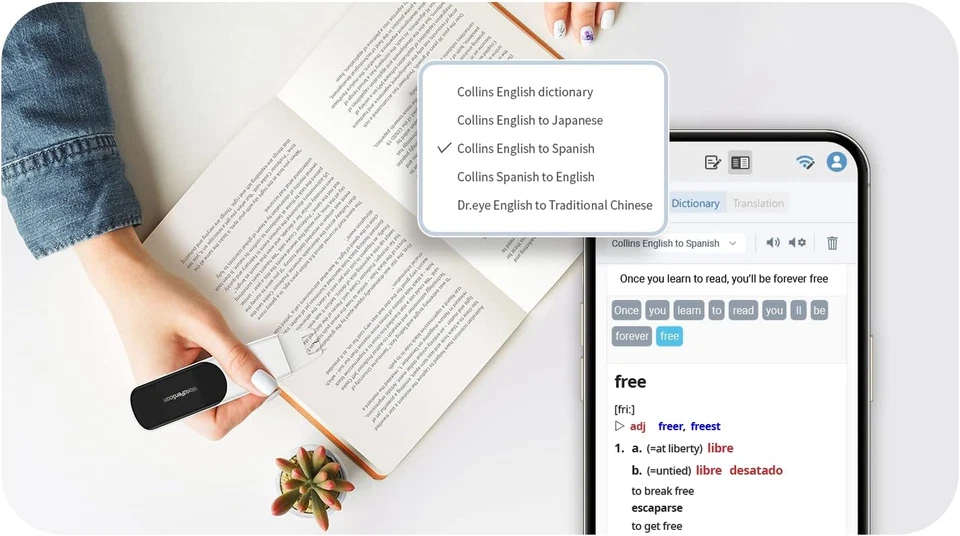 Worldpenscan Wi-Fi | OCR Pen Scanner | Reader Mode | Text to Speech for Dyslexia - Image 4 of 4