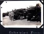 VINTAGE PHOTOGRAPH WW1 ARMY MILITARY BALLOON WINCH TRUCKS OAHU HAWAII OLD PHOTO
