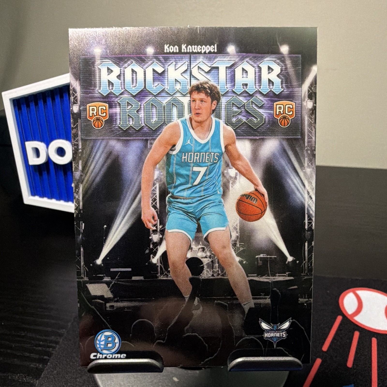 Topps 2025-26 Bowman Kon Knueppel Rockstar Rookies #RR-4 RC Hornets NBA