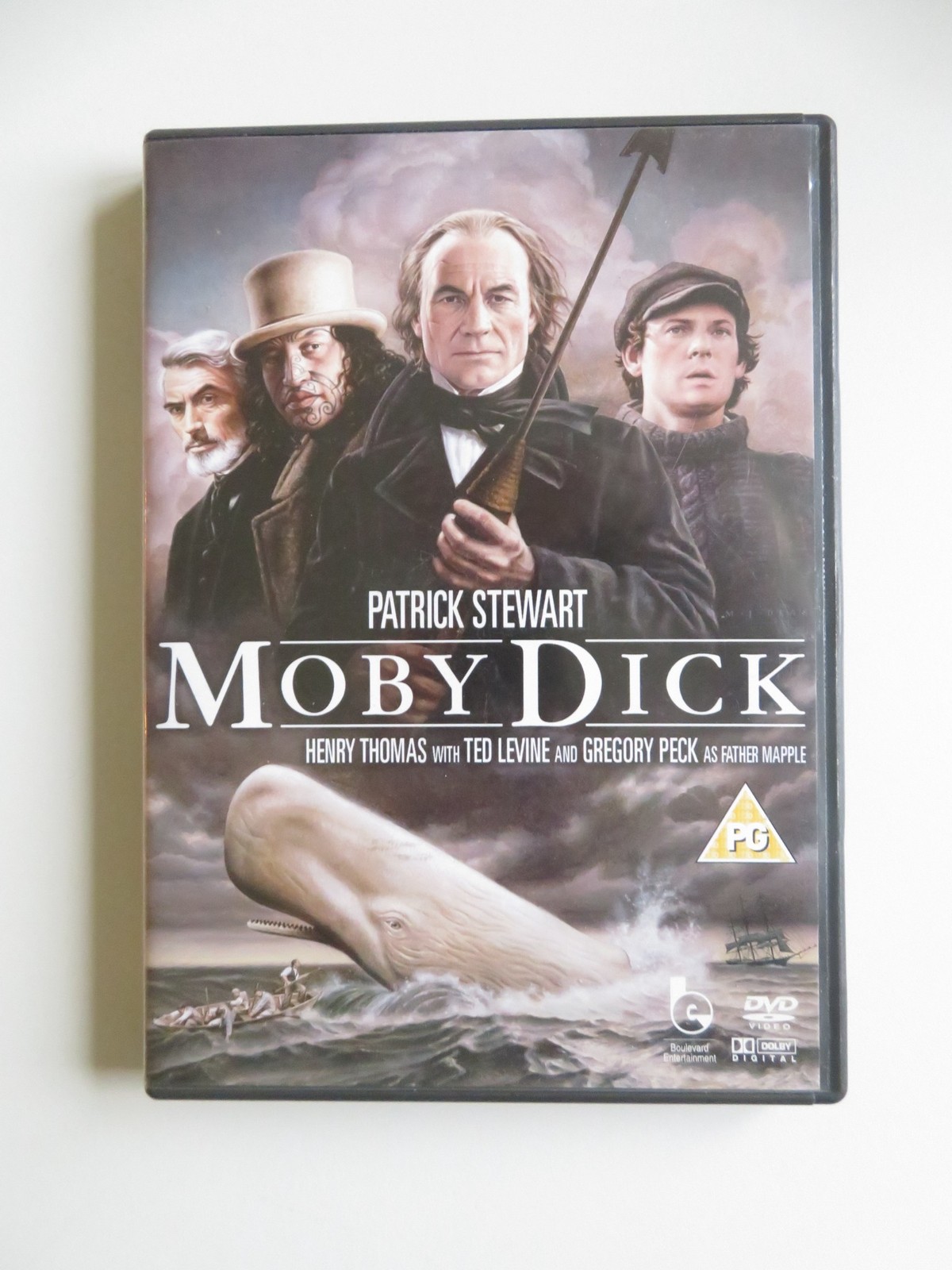 MOBY DICK (DVD) PATRICK STEWART HENRY THOMAS 1998 REGION 0