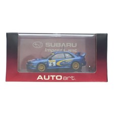 AUTOART Subaru Impreza WRC 1999 No5 Blue Yellow 1/43 Diecast Mini Car
