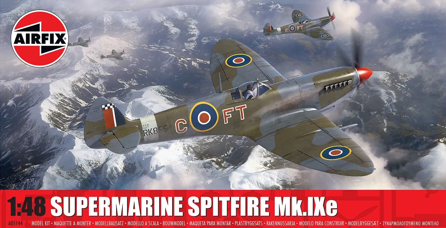 1/48 SUPERMARINE SPITFIRE MK.IXE (PLASTIC KIT) A05144