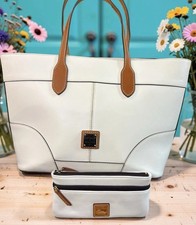 Dooney Bourke Bundle Set White Smooth Leather...