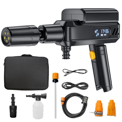 #ad Portable Pressure Washer Gun Foldable Cordless Pressure Washer Sprayer with ... $123.13
