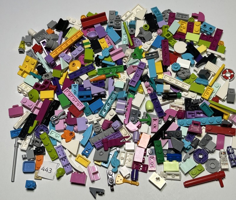 300 Lego Small Pieces MIXED THEME Bricks Plates Friends Accessories Girl Boy 443