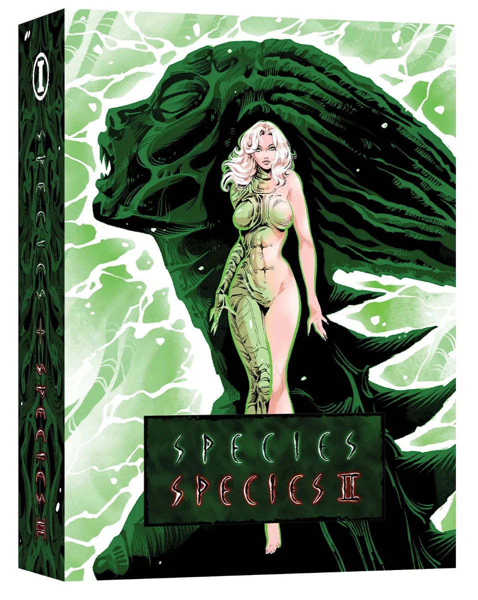 SPECIES I + II - 4K UHD/BLU-RAY LTD ED IMPRINT “MUTATION” HARDBOX - NEW PRESALE