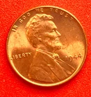 1944-P Lincoln Wheat Cent Penny GEM RED BU From an Original Bank Roll