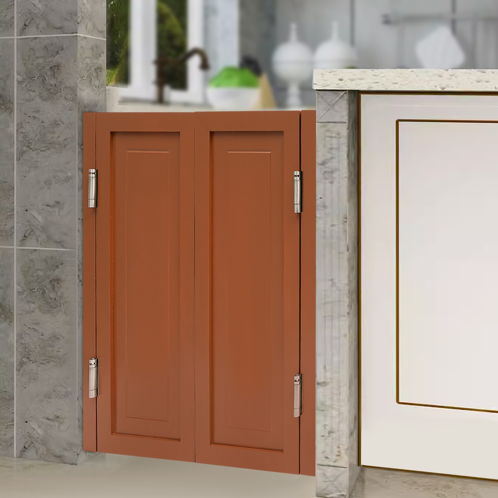 Wooden Passageway Dividing Door，Corridor Partition Door，Hallway Separating Door