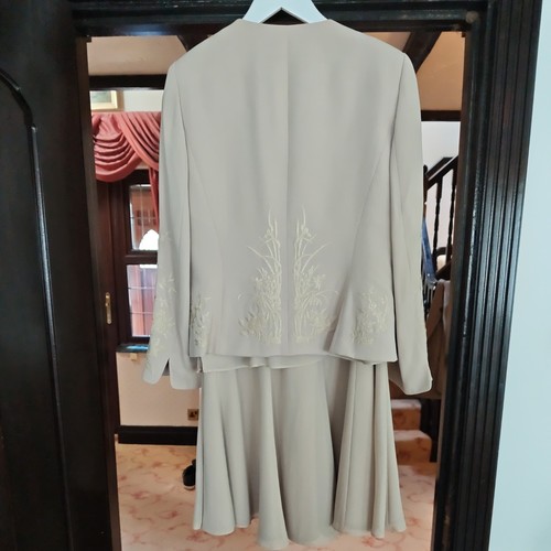 Jacques Vert 3 piece Skirt Top Jacket Set Size 14 - Picture 6 of 7