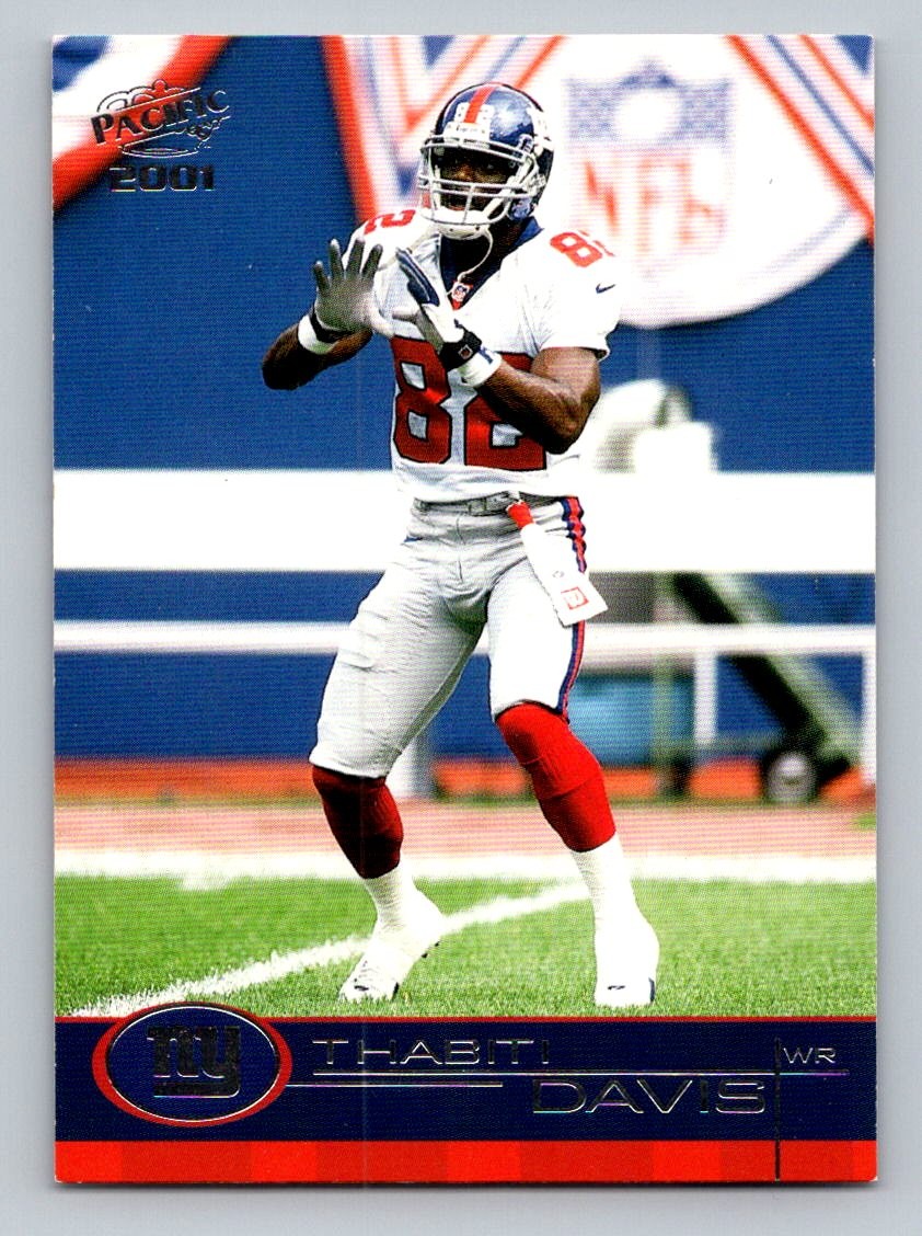 2001 Pacific Thabiti Davis #280 New York Giants