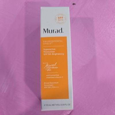 Murad Environmental Shield Superactive Moisturizer SPF50- Travel Sz 10ml/.33floz