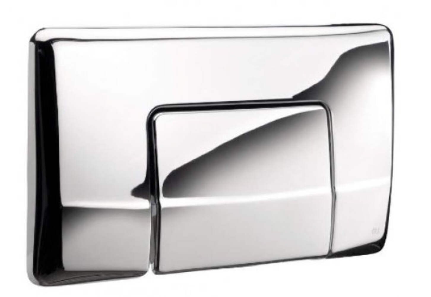 Placca Oli Diamante Cromo Lucido Monoscarico - Igiene e Stile Moderno