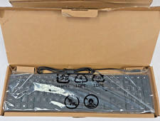  LOT OF 10 HP Wired Desktop320k Keyboards L96909  001 HS Black - Open Box Bulk