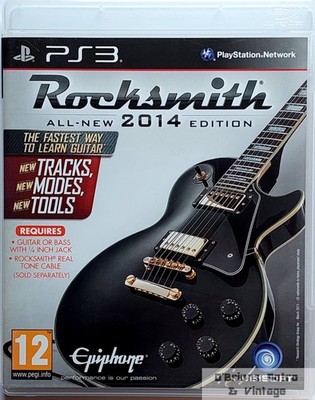 Rocksmith 2014 Edition (PS3)   Complete w/ Manual   Learn Guitar   Ubisoft