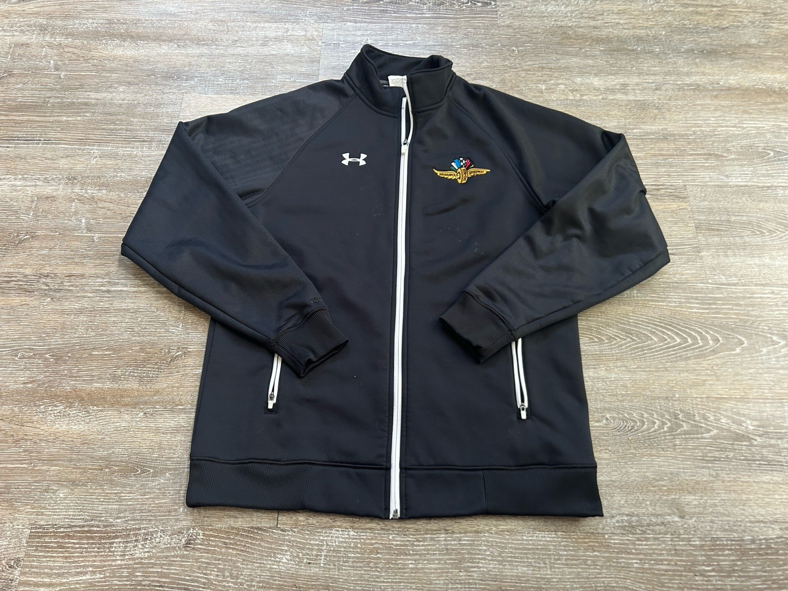 Under Armour IndyCar Racing Track Jacket Indianapolis 500 Full Zip IMS Small