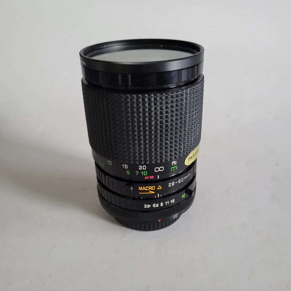 ROKINON 28-85mm f/3.5-4.5 Canon FD Mount Camera Zoom Lens w/ Macro + 62mm UV - Image 2 of 4