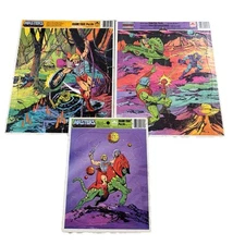 1980's Masters Of The Universe Golden Frame Tray Board Puzzles Set of 3 Skeletor
