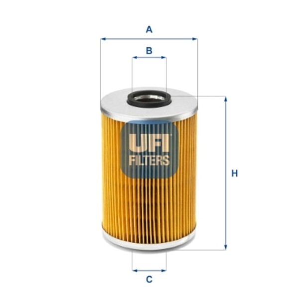 UFI ÖLfilter 25.539.00 Filtereinsatz FüR E34 BMW E24 Alpina E32 E12 E23 E28 6Er-image