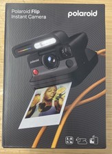 Polaroid Flip Instant Camera Sonar Autofocus Retro Design Black 