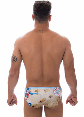 TURBO - COSTUME SLIP - MASTER NUOTO BEACH - 55551