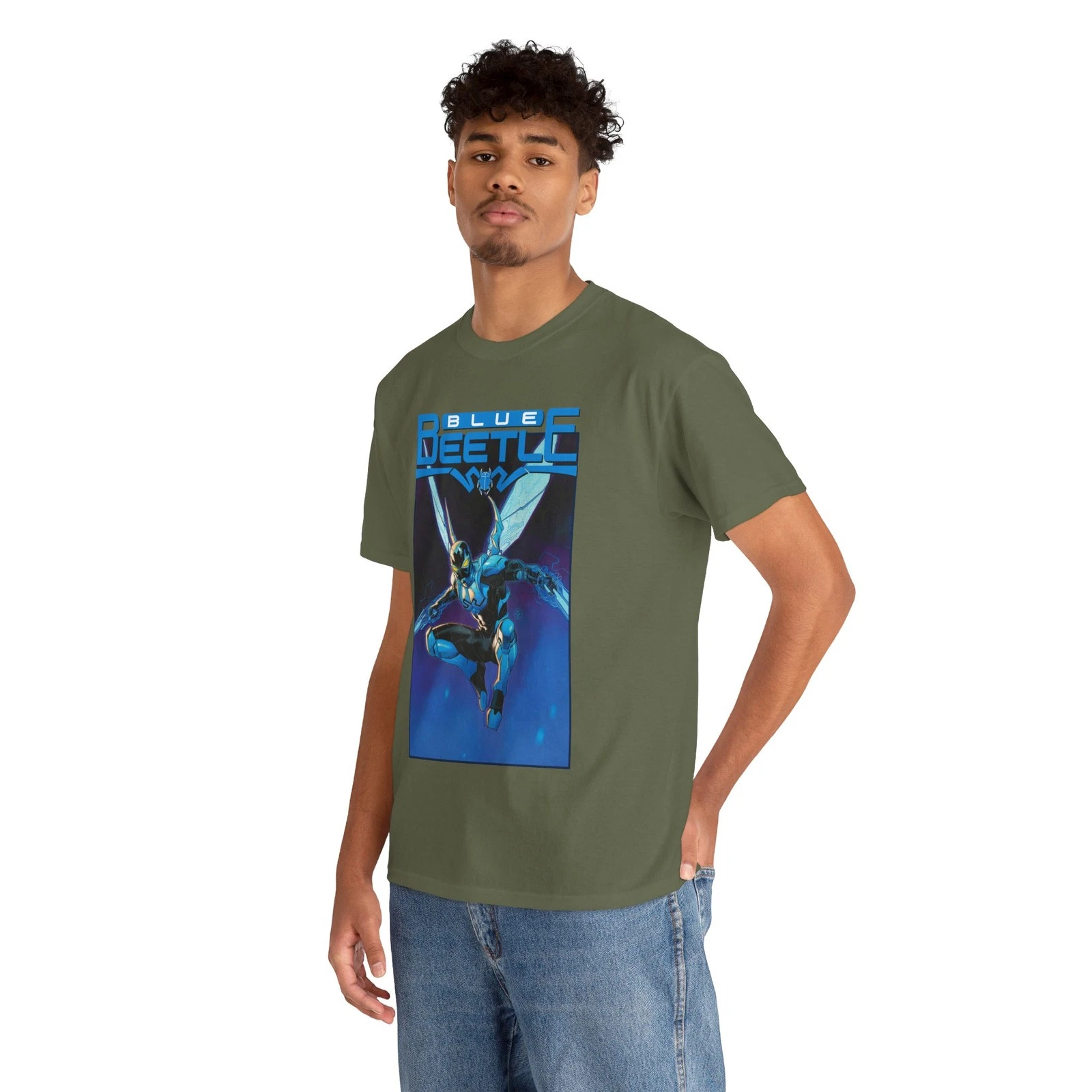 Blue Beetle T-Shirt - Dan Mora Art - Jaime Reyes - DC Comics