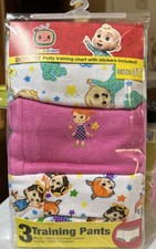 Cocomelon Toddler Girls Training Pants Underwear NWT 3 Pairs
