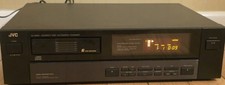 JVC XL-M303BK 6 Disc CD Changer Noise-Shaping 18-bit Black 1990 TESTED Vintage