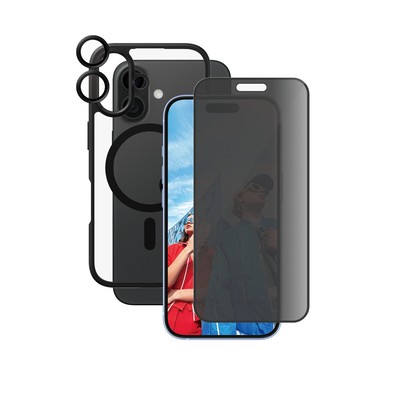 CARE Flagship Privacy 3-in-1 Case, Displayschutz, Kameraschutz für iPhone 16 NEU