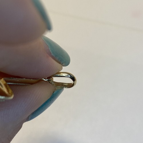 14k Try Gold Cross Pendant, Yellow White & Rose Gold, 3.5 Grams 1 7/8" - Picture 8 of 8