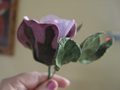 TERCIOPELO y ORGANZA MILLINERY ROSA - MALVA PROFUNDA - GRANDE - Imagen 4 de 4