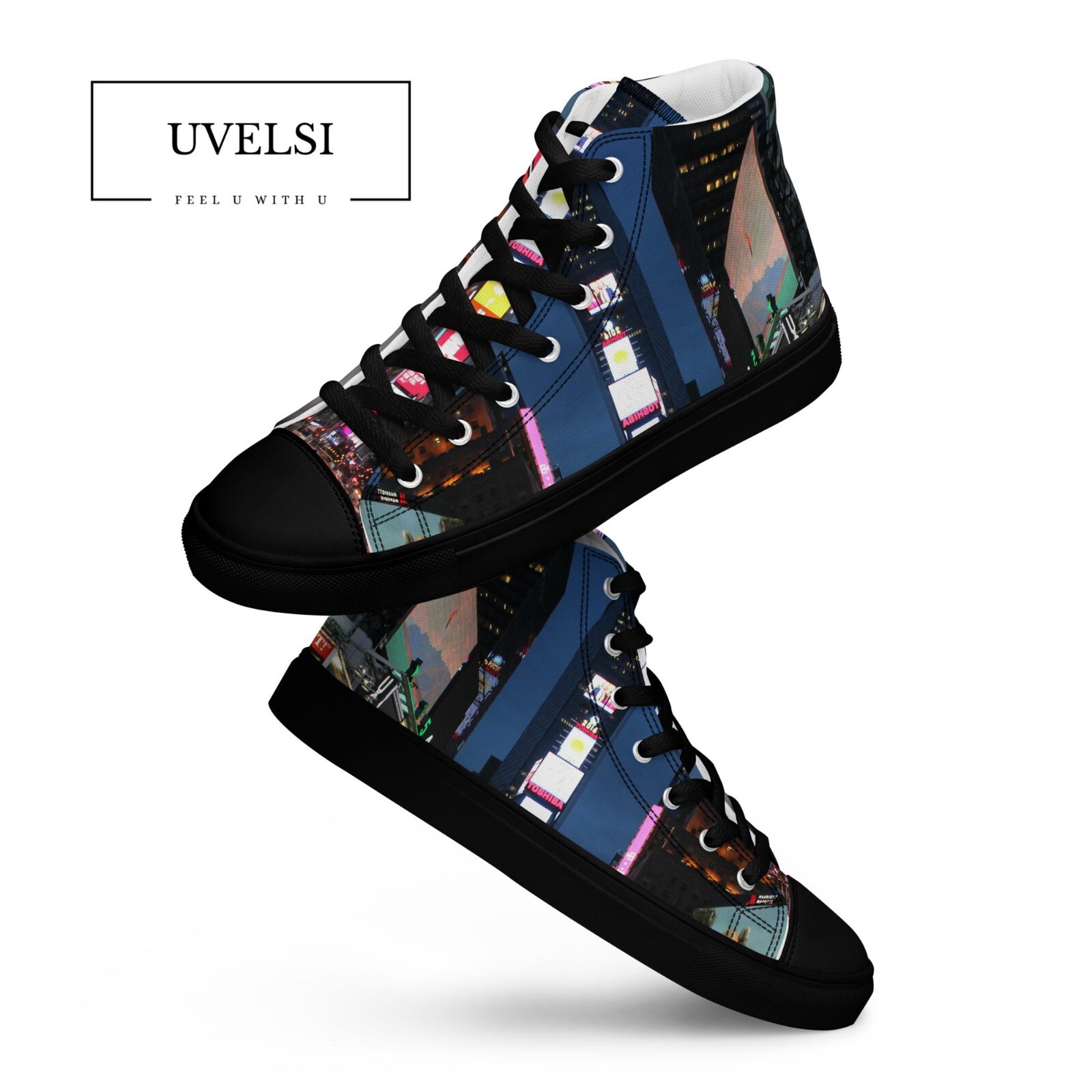 New York Handmade UVelsi Shoes Mens High Top First Rate Mens Sneakers USA Style