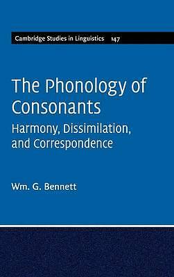 The Phonology of Consonants Bennett Hardback Cambridge University Press