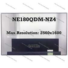 NE180QDM-NZ4 V8.0 18.0'' IPS 240Hz 2560x1600 40 Pins Display LCD Screen Panel