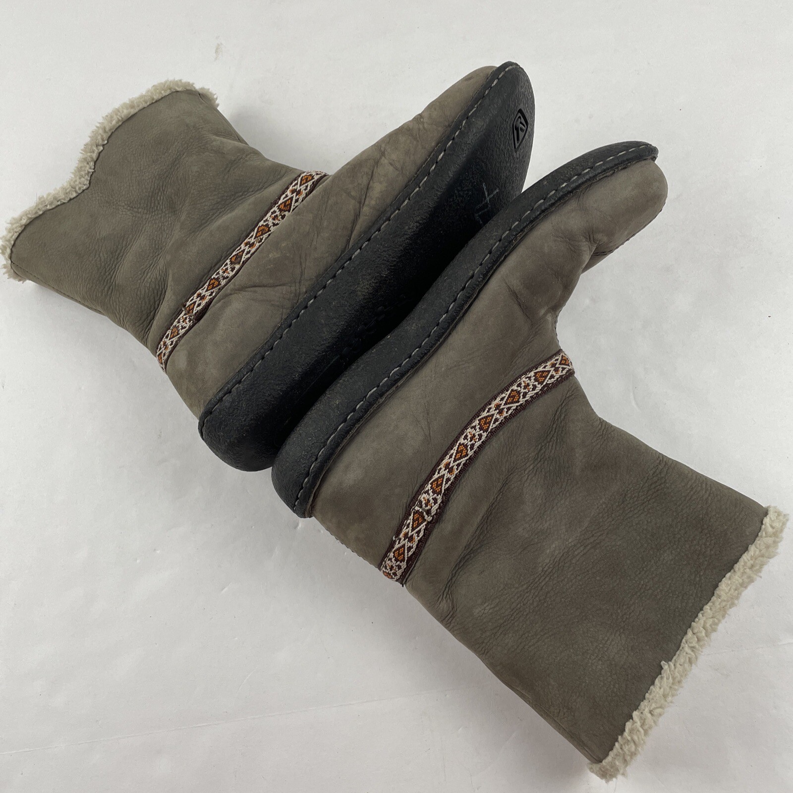 Stivali invernali Keen Galena metà polpaccio donna 7 verdi foderati in pelliccia sintetica pelle nabuk