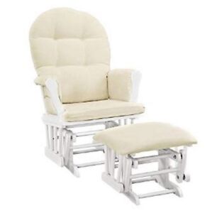 white glider rocker